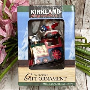 Vintage 1997 Westmar KIRKLAND Santa Express Holiday Christmas Ornament